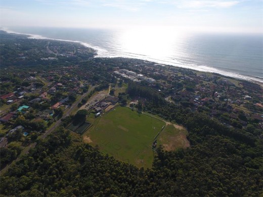 What a setting: An aerial view of the Douglas Mitchell Sports Ground in Uvongo.