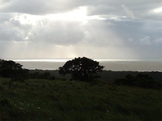 Storm clouds over Amatigulu.