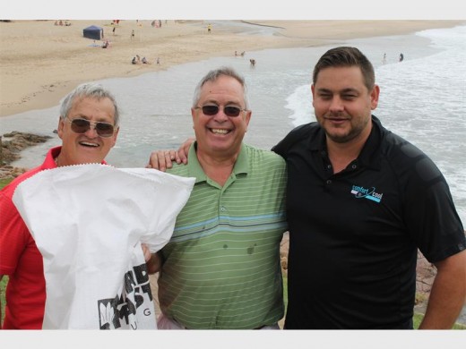 Team work: Making a difference are Carlos Pereira (club captain of Margate Country Club), Bevis Fairbrother (manager of the Herald) and Stephen Herbst (owner of Comfort Cool Air Conditioners).