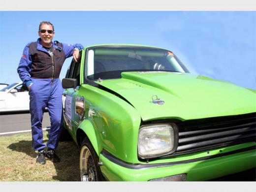 Seeing green: Terry Yannikakis of Shelly Beach with his pride and joy. 4840vee