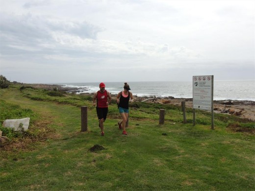 The Uvongo entrance to Saints Walk.