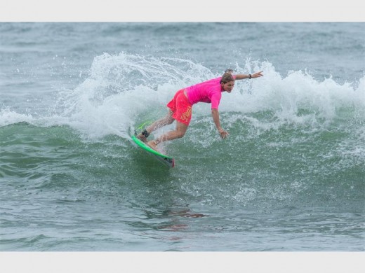  Heather Clark in action on her way to fourth overall in the women's open division.