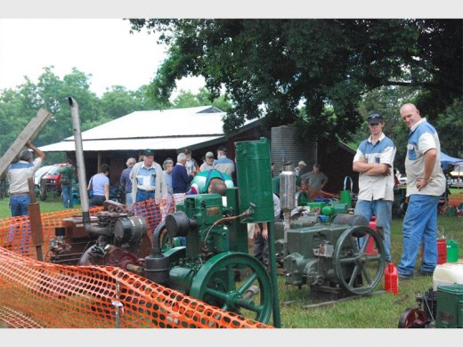 Mechanical wonders on show at the open day.