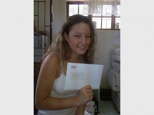 Sky Labuschagne is proud of her distinction. SUBMITTED