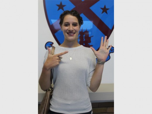 Star: Port Shepstone High School pupil Lente Venter earned seven As. 