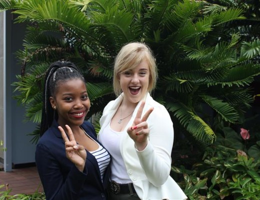 Kofi-Anan Mkhumla (left) and  Verae Kritzinger obtained two distinctions each.