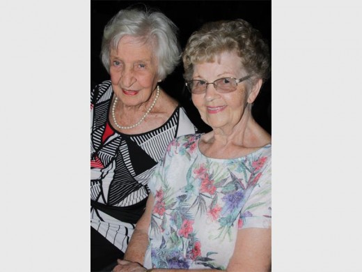 Jean Hobbs (left) and Sal Howard.