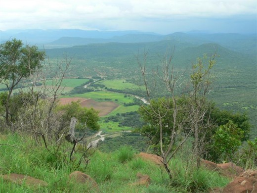 A view of the Bushmen's River Valley.