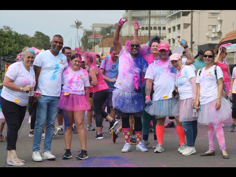 Colour fun walk in Scottburgh raises cancer awareness | South Coast Herald