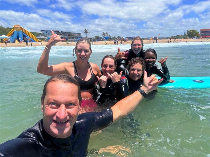 Surfers ‘Super Stoked’ as Chris Bertish visits coast