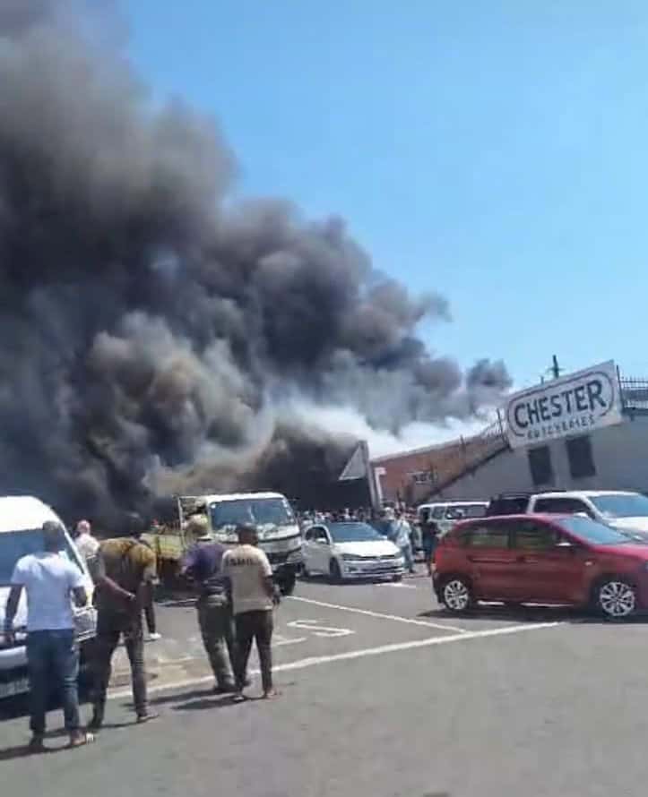 Fire breaks out in Port Shepstone CBD