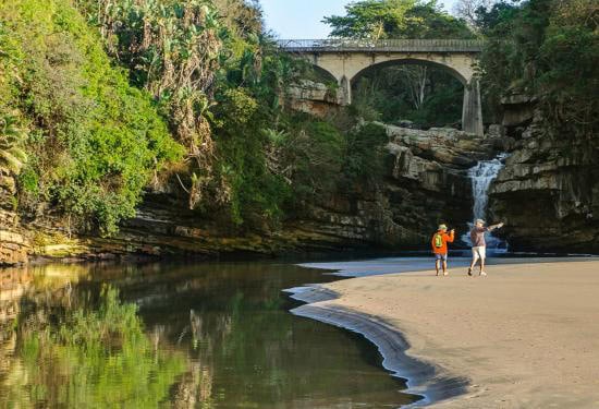 Uvongo waterfall3