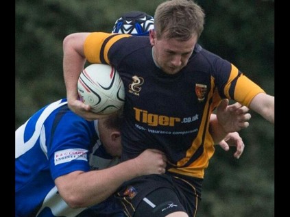 Corné Els busted through tackles on Saturday in their clash against Lowestoft & Yarmouth where they won 113-0