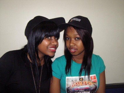 Enjoying the show were Thule Manzini and Thenje Makhanya