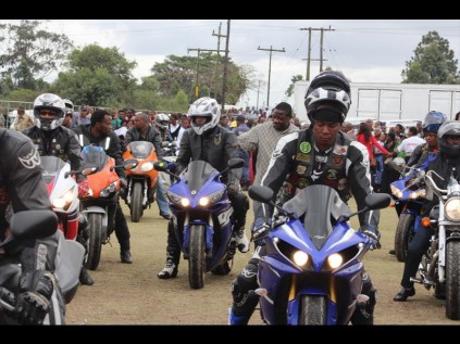 Bikers bid Inkosi farewell in their own way