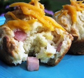 Ham and Cheese Muffins