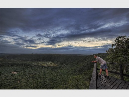 Gavin Fordham enjoys an early morning sunrise as he prepares to begin another day doing what he does best - photography