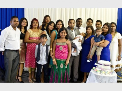 Celebrating life and family tradition at the dedication of baby Eliana Naidoo at SR Paul Ministries