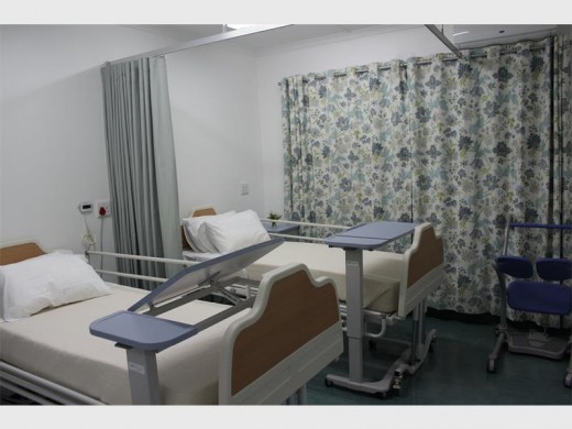 A glimpse of one of the rooms in the facility