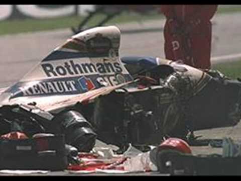 The scene of Ayrton Senna's fatal crash. Pic - youtube.com