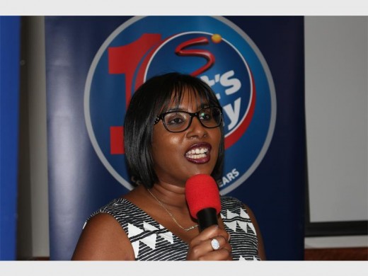 Supersport representative Vera Ceceila Vencatasamy inspiring the monthly winners