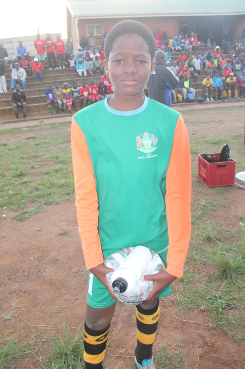 Sphamandla Mthethwa was the best goal keeper of the tournament award PHOTOS: Thando Ndlovu