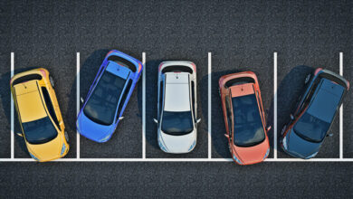 75480763 - bad driver on parking. 3d rendering