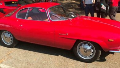 Some enthusiasts rate this car as one of the most beautiful Alfa Romeos ever - the mid-1960s Giulia Sprint Speciale.