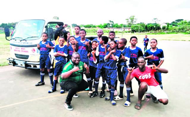 Soccer side gets welcome kit donation