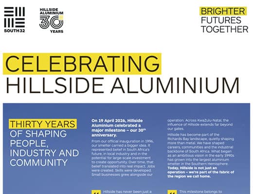 South32: Celebrating Hillside Aluminium