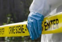 Crime scene. photo: Supplied
