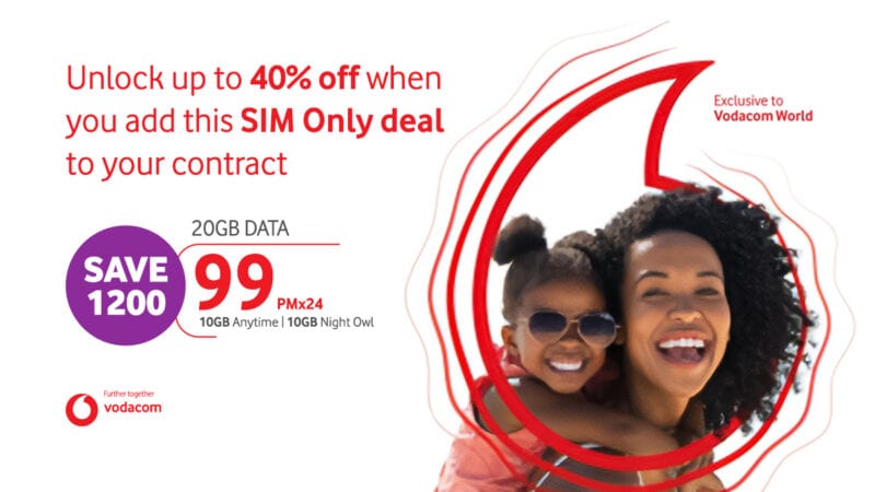 Vodacom World is running a mid-month promotion for Midrand Reporter readers – the first 50 customers to sign up for a new contract or upgrade their existing contract will get a free R500 Sorbet voucher.