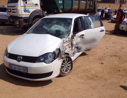 The scene of the collision on the corner of R55 and Shakespeare Road.  Photo: Emer-G-Med