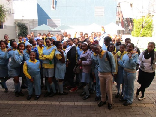 SA Taxi Foundation is providing work space and tutors for the pupils of JB Matabane Secondary School who do not have a teacher for mathematics.