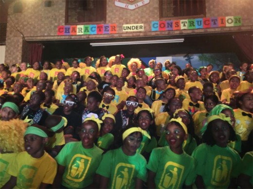 Pupils perform at Halfway House Primary School's concert.