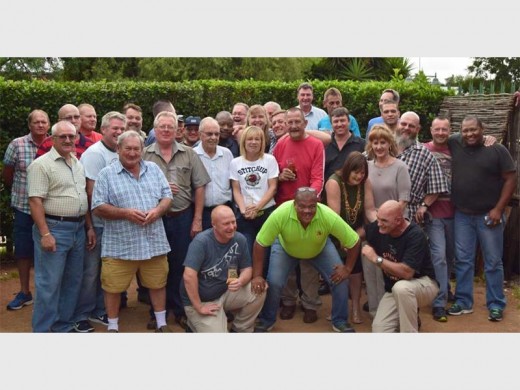 Members of the old Midrand traffic department at the reunion.