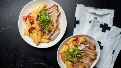 WFD, 11 November, Oven-baked chops with a spicy sundried tomato pasta