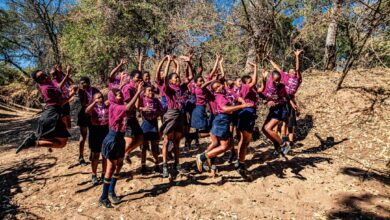 2021_Race Day_Limpopo_Girls from the Sekhwiditsane Primary School