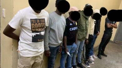 Seven male suspects were arrested by the Johannesburg Metropolitan Police Department operations officers for possession of stolen property and bribery in Midrand and Hillbrow.