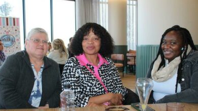 Suzette Marshall, Thembi Zondo and Tsitsi Mangwiro. Photo: Sphiwe Masilela