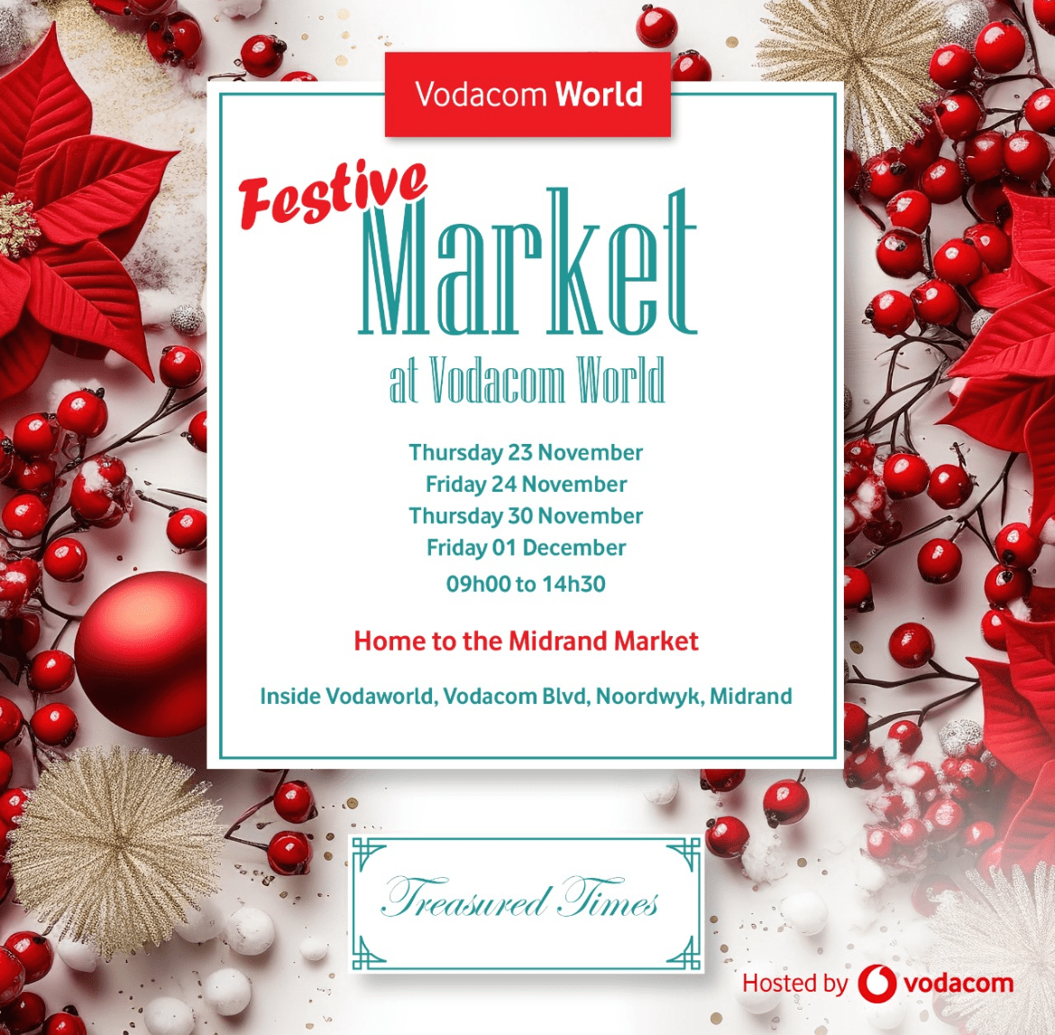 Festive Market at Vodacom World.