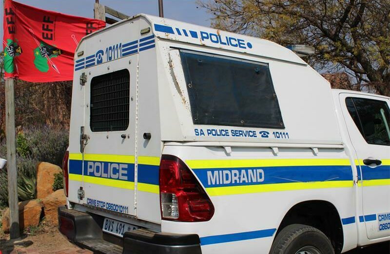 Xolani Ngubane’s white Toyota Fortuner SUV was found riddled with about 80 bullet holes, according to the Midrand Police Station commander.