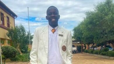 Tinstwalo Mnisi, a Grade 12 learner at Glen Austin High School.