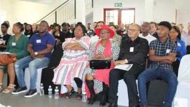 Attendees of the Nokuphila Grade 8 launch at the school premises in President Park. Photo: Sphiwe Masilela