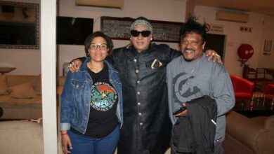 Cynthia Sewpersad, Karou ‘KC’ Charou and Vedesh Sewpersad. Photo: Sphiwe Masilela