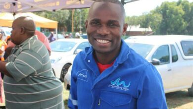 Akani Shibambu, depot manager for Midrand Joburg Water.