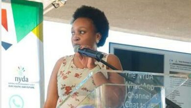 NYDA manger of customer services Nomsa Mbatha.