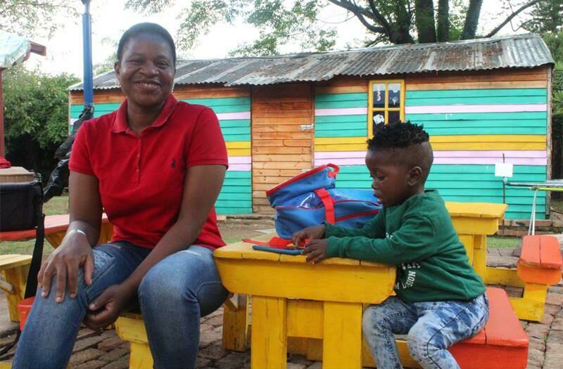 Jerminah and Hlonolofatso Mmancheru. Photos: Comfort Makhanya