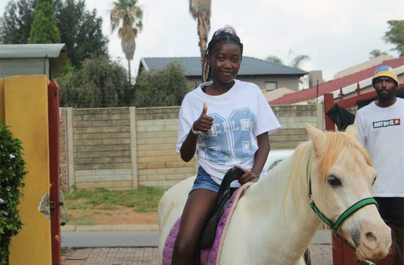 Unarine Mushoma gives a thumbs up.