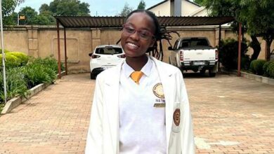 Glen Austin High School Grade 12 learner Thato Rampyapedi hopes for better marks in her last year of high school.